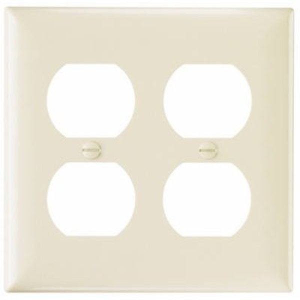 Pass & Seymour Ltalm 2G Dplx Wallplate SP82LAUCC30